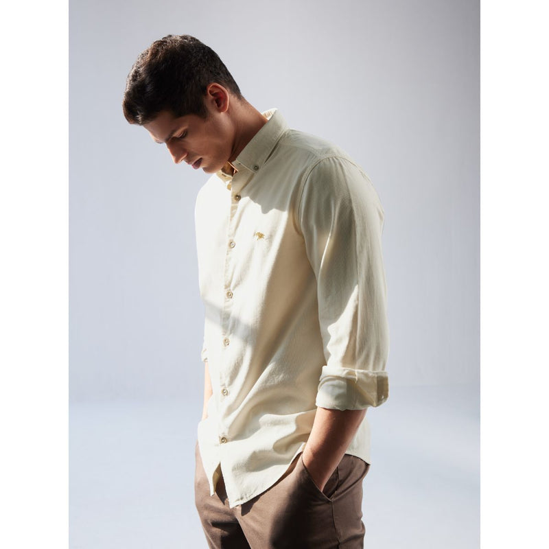 Sierra Snow Off White Regular Fit Shirt