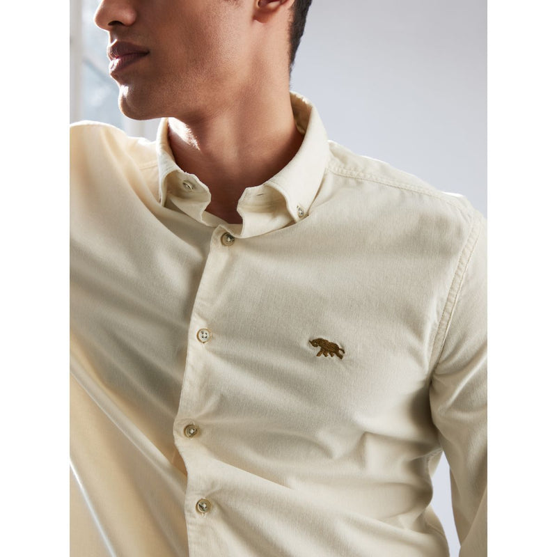 Sierra Snow Off White Regular Fit Shirt