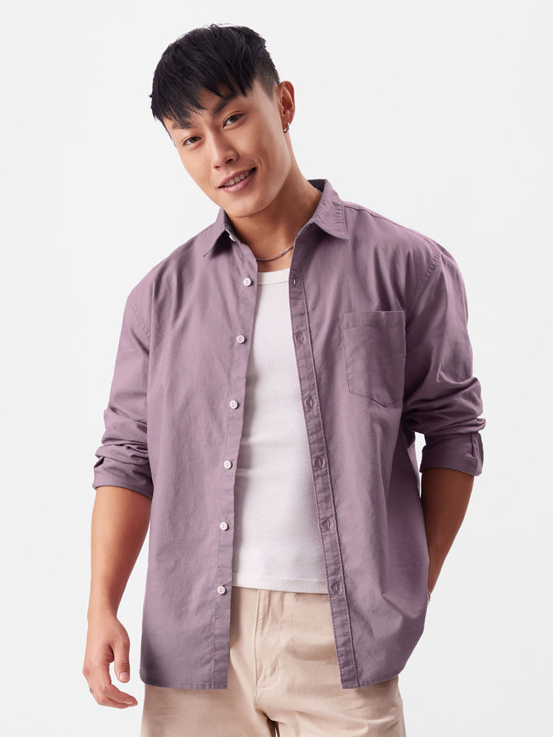 Original Solid Grape Shirt for Men