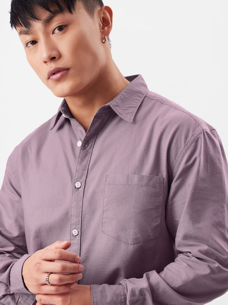 Original Solid Grape Shirt for Men